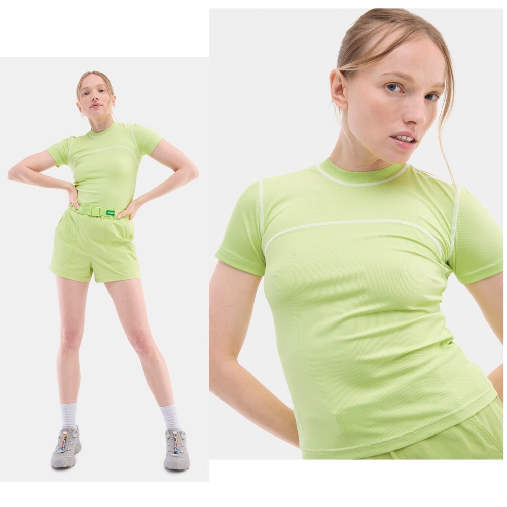 Halfdays MOLLIE T-SHIRT PISTACHIO size L NWT